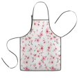 thumbnail image 1 of Pioneer Flower Floral Print Pattern Kids Aprons for Girls and Boys,Adjustable Neck Strap Toddler Aprons for Kids Cooking Baking, 1 of 7