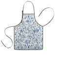 thumbnail image 1 of Pioneer Flower Floral Print Pattern Kids Aprons for Girls and Boys,Adjustable Neck Strap Toddler Aprons for Kids Cooking Baking, 1 of 7