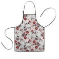 thumbnail image 1 of Pioneer Flower Floral Print Pattern Kids Aprons for Girls and Boys,Adjustable Neck Strap Toddler Aprons for Kids Cooking Baking, 1 of 7