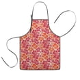 thumbnail image 1 of Pioneer Flower Floral Print Pattern Kids Aprons for Girls and Boys,Adjustable Neck Strap Toddler Aprons for Kids Cooking Baking, 1 of 7