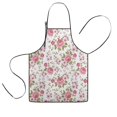 thumbnail image 1 of Pioneer Flower Floral Print Pattern Kids Aprons for Girls and Boys,Adjustable Neck Strap Toddler Aprons for Kids Cooking Baking, 1 of 7