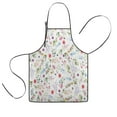 thumbnail image 1 of Pioneer Flower Floral Print Pattern Kids Aprons for Girls and Boys,Adjustable Neck Strap Toddler Aprons for Kids Cooking Baking, 1 of 7