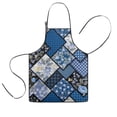 thumbnail image 1 of Pioneer Flower Floral Print Pattern Kids Aprons for Girls and Boys,Adjustable Neck Strap Toddler Aprons for Kids Cooking Baking, 1 of 7