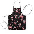 thumbnail image 1 of Pioneer Flower Floral Print Pattern Kids Aprons for Girls and Boys,Adjustable Neck Strap Toddler Aprons for Kids Cooking Baking, 1 of 7