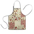 thumbnail image 1 of Pioneer Flower Floral Print Pattern Kids Aprons for Girls and Boys,Adjustable Neck Strap Toddler Aprons for Kids Cooking Baking, 1 of 7
