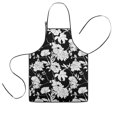 thumbnail image 1 of Pioneer Flower Floral Print Pattern Kids Aprons for Girls and Boys,Adjustable Neck Strap Toddler Aprons for Kids Cooking Baking, 1 of 7