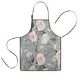 thumbnail image 1 of Pioneer Flower Floral Print Pattern Kids Aprons for Girls and Boys,Adjustable Neck Strap Toddler Aprons for Kids Cooking Baking, 1 of 7