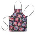 thumbnail image 1 of Pioneer Flower Floral Print Pattern Kids Aprons for Girls and Boys,Adjustable Neck Strap Toddler Aprons for Kids Cooking Baking, 1 of 7