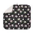 thumbnail image 1 of Pioneer Flower Floral Print Pattern Kitchen Dish Drying Mat 1 Pack, Ultra Absorbent Microfiber Drainer Mat, 16"x18", 1 of 6