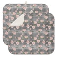 thumbnail image 1 of Pioneer Flower Floral Print Pattern Kitchen Dish Drying Mat 1 Pack, Ultra Absorbent Microfiber Drainer Mat, 16"x18", 1 of 6