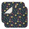 thumbnail image 1 of Pioneer Flower Floral Print Pattern Kitchen Dish Drying Mat 1 Pack, Ultra Absorbent Microfiber Drainer Mat, 16"x18", 1 of 6