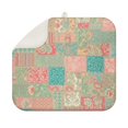 thumbnail image 1 of Pioneer Flower Floral Print Pattern Kitchen Dish Drying Mat 1 Pack, Ultra Absorbent Microfiber Drainer Mat, 16"x18", 1 of 6