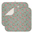 thumbnail image 1 of Pioneer Flower Floral Print Pattern Kitchen Dish Drying Mat 1 Pack, Ultra Absorbent Microfiber Drainer Mat, 16"x18", 1 of 6
