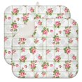 thumbnail image 1 of Pioneer Flower Floral Print Pattern Kitchen Dish Drying Mat 1 Pack, Ultra Absorbent Microfiber Drainer Mat, 16"x18", 1 of 6