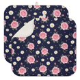 thumbnail image 1 of Pioneer Flower Floral Print Pattern Kitchen Dish Drying Mat 1 Pack, Ultra Absorbent Microfiber Drainer Mat, 16"x18", 1 of 6