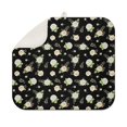 thumbnail image 1 of Pioneer Flower Floral Print Pattern Kitchen Dish Drying Mat 1 Pack, Ultra Absorbent Microfiber Drainer Mat, 16"x18", 1 of 6