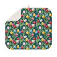 thumbnail image 1 of Pioneer Flower Floral Print Pattern Kitchen Dish Drying Mat 1 Pack, Ultra Absorbent Microfiber Drainer Mat, 16"x18", 1 of 6