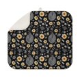 thumbnail image 1 of Pioneer Flower Floral Print Pattern Kitchen Dish Drying Mat 1 Pack, Ultra Absorbent Microfiber Drainer Mat, 16"x18", 1 of 6