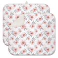thumbnail image 1 of Pioneer Flower Floral Print Pattern Kitchen Dish Drying Mat 1 Pack, Ultra Absorbent Microfiber Drainer Mat, 16"x18", 1 of 6
