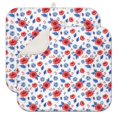 thumbnail image 1 of Pioneer Flower Floral Print Pattern Kitchen Dish Drying Mat 1 Pack, Ultra Absorbent Microfiber Drainer Mat, 16"x18", 1 of 6