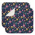 thumbnail image 1 of Pioneer Flower Floral Print Pattern Kitchen Dish Drying Mat 1 Pack, Ultra Absorbent Microfiber Drainer Mat, 16"x18", 1 of 6