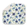thumbnail image 1 of Pioneer Flower Floral Print Pattern Kitchen Dish Drying Mat 1 Pack, Ultra Absorbent Microfiber Drainer Mat, 16"x18", 1 of 6