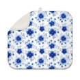 thumbnail image 1 of Pioneer Flower Floral Print Pattern Kitchen Dish Drying Mat 1 Pack, Ultra Absorbent Microfiber Drainer Mat, 16"x18", 1 of 6