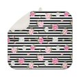 thumbnail image 1 of Pioneer Flower Floral Print Pattern Kitchen Dish Drying Mat 1 Pack, Ultra Absorbent Microfiber Drainer Mat, 16"x18", 1 of 6