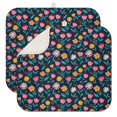 thumbnail image 1 of Pioneer Flower Floral Print Pattern Kitchen Dish Drying Mat 1 Pack, Ultra Absorbent Microfiber Drainer Mat, 16"x18", 1 of 6
