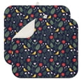 thumbnail image 1 of Pioneer Flower Floral Print Pattern Kitchen Dish Drying Mat 1 Pack, Ultra Absorbent Microfiber Drainer Mat, 16"x18", 1 of 6