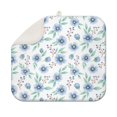 thumbnail image 1 of Pioneer Flower Floral Print Pattern Kitchen Dish Drying Mat 1 Pack, Ultra Absorbent Microfiber Drainer Mat, 16"x18", 1 of 6