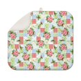 thumbnail image 1 of Pioneer Flower Floral Print Pattern Kitchen Dish Drying Mat 1 Pack, Ultra Absorbent Microfiber Drainer Mat, 16"x18", 1 of 6
