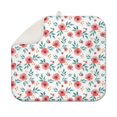 thumbnail image 1 of Pioneer Flower Floral Print Pattern Kitchen Dish Drying Mat 1 Pack, Ultra Absorbent Microfiber Drainer Mat, 16"x18", 1 of 6