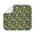 thumbnail image 1 of Pioneer Flower Floral Print Pattern Kitchen Dish Drying Mat 1 Pack, Ultra Absorbent Microfiber Drainer Mat, 16"x18", 1 of 6