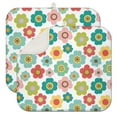 thumbnail image 1 of Pioneer Flower Floral Print Pattern Kitchen Dish Drying Mat 1 Pack, Ultra Absorbent Microfiber Drainer Mat, 16"x18", 1 of 6