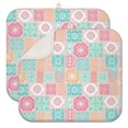 thumbnail image 1 of Pioneer Flower Floral Print Pattern Kitchen Dish Drying Mat 1 Pack, Ultra Absorbent Microfiber Drainer Mat, 16"x18", 1 of 6