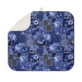 thumbnail image 1 of Pioneer Flower Floral Print Pattern Kitchen Dish Drying Mat 1 Pack, Ultra Absorbent Microfiber Drainer Mat, 16"x18", 1 of 6