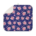thumbnail image 1 of Pioneer Flower Floral Print Pattern Kitchen Dish Drying Mat 1 Pack, Ultra Absorbent Microfiber Drainer Mat, 16"x18", 1 of 6