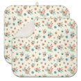thumbnail image 1 of Pioneer Flower Floral Print Pattern Kitchen Dish Drying Mat 1 Pack, Ultra Absorbent Microfiber Drainer Mat, 16"x18", 1 of 6
