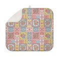 thumbnail image 1 of Pioneer Flower Floral Print Pattern Kitchen Dish Drying Mat 1 Pack, Ultra Absorbent Microfiber Drainer Mat, 16"x18", 1 of 6