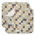 thumbnail image 1 of Pioneer Flower Floral Print Pattern Kitchen Dish Drying Mat 1 Pack, Ultra Absorbent Microfiber Drainer Mat, 16"x18", 1 of 6