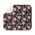 thumbnail image 1 of Pioneer Flower Floral Print Pattern Kitchen Dish Drying Mat 1 Pack, Ultra Absorbent Microfiber Drainer Mat, 16"x18", 1 of 6