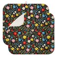thumbnail image 1 of Pioneer Flower Floral Print Pattern Kitchen Dish Drying Mat 1 Pack, Ultra Absorbent Microfiber Drainer Mat, 16"x18", 1 of 6