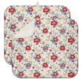 thumbnail image 1 of Pioneer Flower Floral Print Pattern Kitchen Dish Drying Mat 1 Pack, Ultra Absorbent Microfiber Drainer Mat, 16"x18", 1 of 6