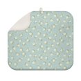 thumbnail image 1 of Pioneer Flower Floral Print Pattern Kitchen Dish Drying Mat 1 Pack, Ultra Absorbent Microfiber Drainer Mat, 16"x18", 1 of 6