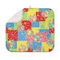 thumbnail image 1 of Pioneer Flower Floral Print Pattern Kitchen Dish Drying Mat 1 Pack, Ultra Absorbent Microfiber Drainer Mat, 16"x18", 1 of 6