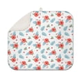 thumbnail image 1 of Pioneer Flower Floral Print Pattern Kitchen Dish Drying Mat 1 Pack, Ultra Absorbent Microfiber Drainer Mat, 16"x18", 1 of 6