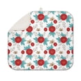 thumbnail image 1 of Pioneer Flower Floral Print Pattern Kitchen Dish Drying Mat 1 Pack, Ultra Absorbent Microfiber Drainer Mat, 16"x18", 1 of 6