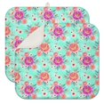 thumbnail image 1 of Pioneer Flower Floral Print Pattern Kitchen Dish Drying Mat 1 Pack, Ultra Absorbent Microfiber Drainer Mat, 16"x18", 1 of 6