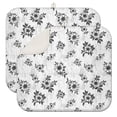 thumbnail image 1 of Pioneer Flower Floral Print Pattern Kitchen Dish Drying Mat 1 Pack, Ultra Absorbent Microfiber Drainer Mat, 16"x18", 1 of 6